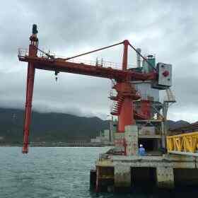 越南龙山固定式500吨每小时螺旋卸船项目