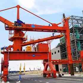 越南龙山水泥广义项目500吨每小时轨道移动式螺旋项目